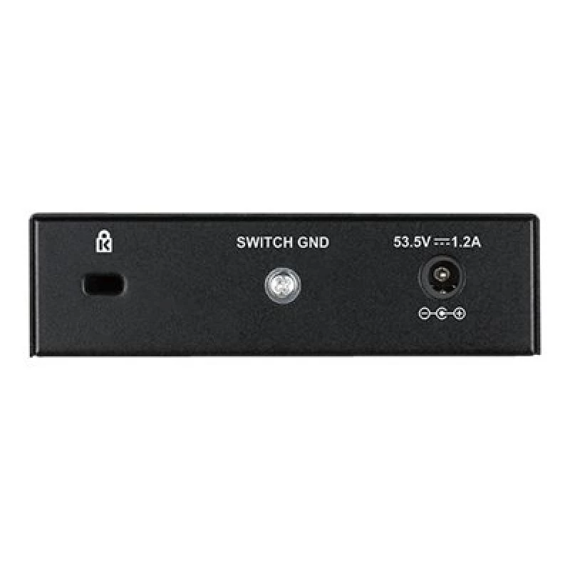 D-Link DGS-1005P/E nevaldomas tinklo jungiklis Gigabit Ethernet (10/100/1000) su PoE, juodas