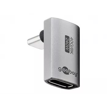 Goobay USB-C adapter vertikalus 90° trumpas USB4 (74442)