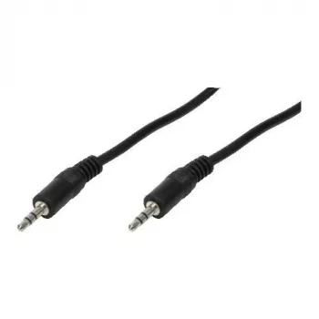 LogiLink CA1048 Jack garso jungiamasis laidas 0,20 m juodas (matinis)