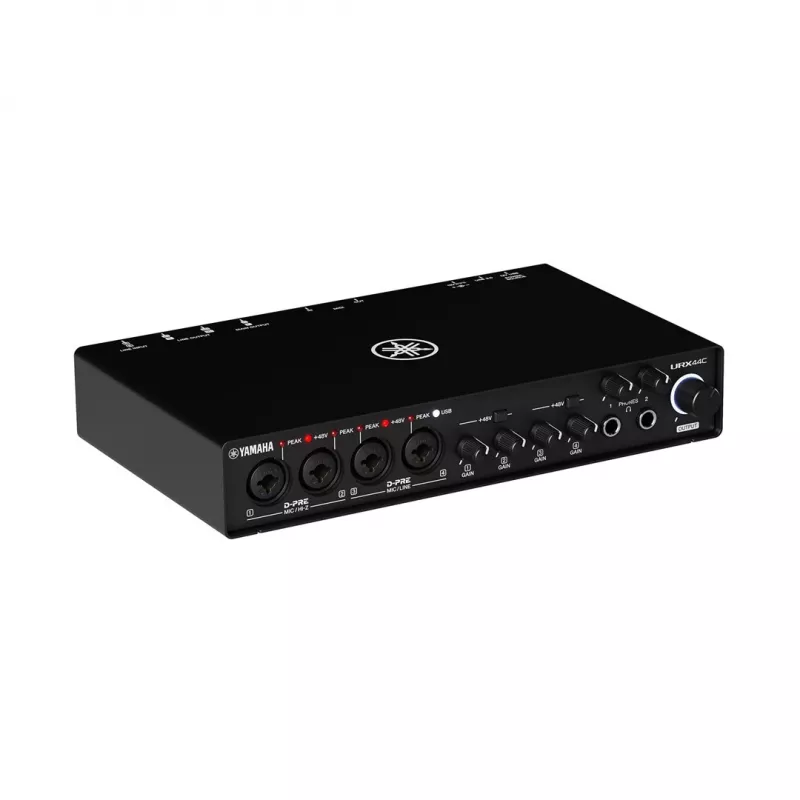 Garso/MIDI sąsaja YAMAHA URX44C – kompaktiška USB garso ir MIDI jungtis