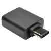 Eaton Tripp Lite Series USB 3.1 Gen 1.5 adapteris USB-C į USB Type A M/F 5 Gbps planšetiniam kompiuteriui ir išmaniajam telefonui - USB adapteris - USB Type A (M) į 24 kaiščių USB-C (M) - USB 3.1 - juodas (U428-000-F)