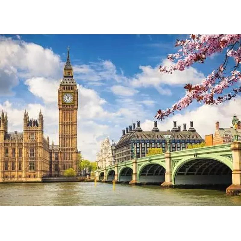 Dėlionė Ravensburger Big Ben London 88777 – 1000 dalių, standartinis formatas