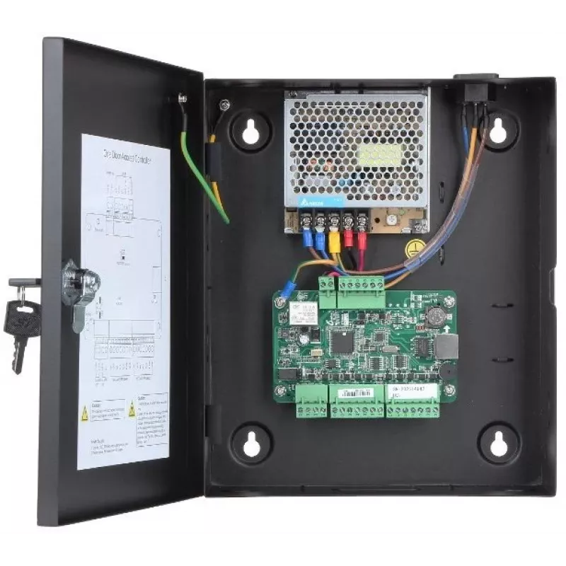 Prieigos valdiklis Hikvision DS-K2801 Juodas 237x285x69mm