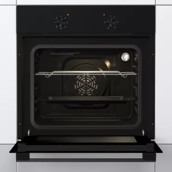 Gorenje orkaitė BO6615E01B | 60 L | elektrinė | EnamelClean | Push-pull mygtukai | juoda