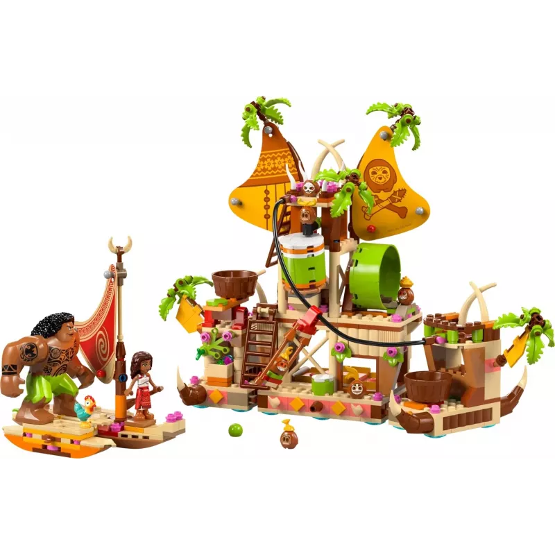 LEGO Disney Kakamora Barge 43258 – 572 detalės, 2 minifigūrėlės, nuo 7 metų