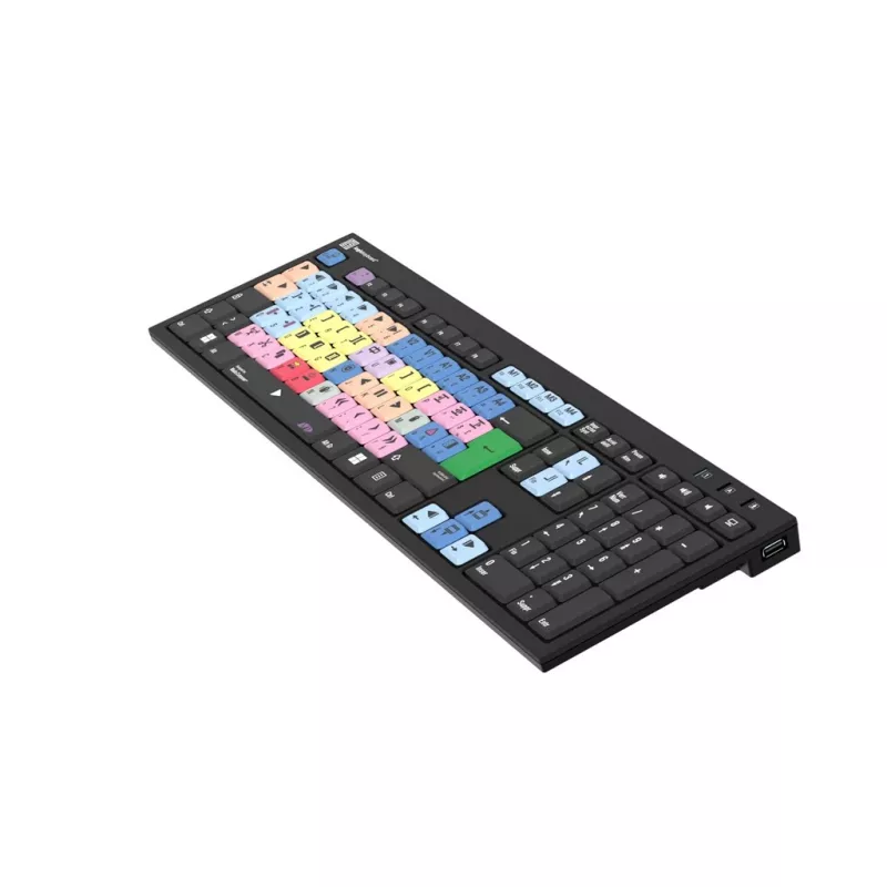 Logickeyboard Avid Media Composer+ LogicLight fr. PC/Juoda klaviatūra