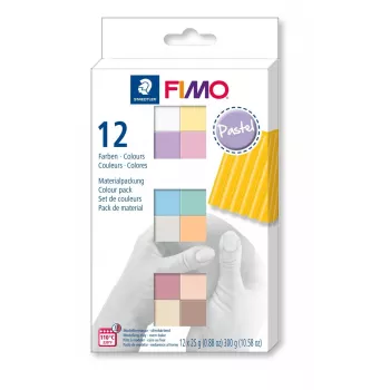 Modeliavimo molis Staedtler FIMO 8023 C Asortuoti pasteliniai atspalviai