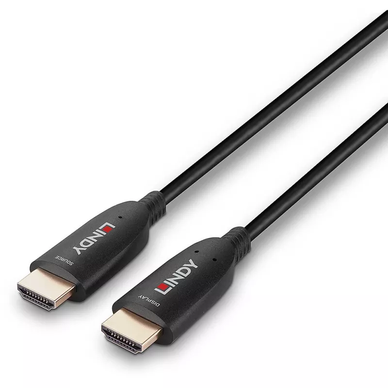 Lindy 20m Fibro Optinis Hibridinis HDMI 8K60 Laidas