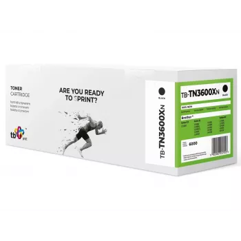 Toneris Tb Print Pre Brother TN3600XL TB-TN3600XN Bk 100% Zbrusu Nov