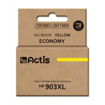 Actis KH-903YR rašalo kasetė (HP 903XL T6M11AE pakaitalas; Standartinė; 12 ml; geltona) - Nauja mikroschema