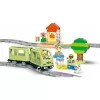 Traukinukų rinkinys LEGO DUPLO Interaktyvi nuotykių geležinkelis 10427, 57 dalių, 2 minifigūrėlės, nuo 2 metų