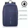 Kuprinė XDDESIGN Bobby Soft su 15,6 col. nešiojamojo kompiuterio skyriumi, 16 L, tamsiai mėlyna, PET