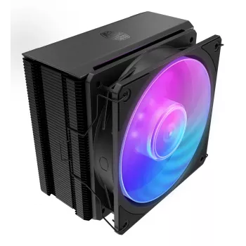 Oro aušintuvas Cooler Master Hyper 212 3DHP Black ARGB – 120 mm ventiliatorius, LGA1700/AM5/AM4 suderinamumas