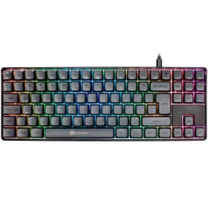 GAMIAC TKL90G Žaidimų klaviatūra, Kailh Blue – juoda/pilka