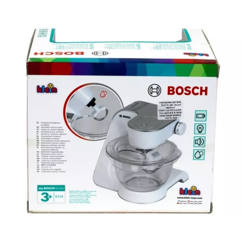 Virtuvės robotas KLEIN Bosch Silver 9234 – žaislinė virtuvinio kombaino replika