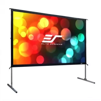 Elite Screens Yard Master 2 - Manuell - 4,57 m (180 col.) - 3,99 m - 2,24 m - 16:9 - Sidabrinis - Baltas