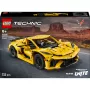 LEGO Technic Corvette Stingray 42205 2-in-1 kabrioletas ir kupė modelis, 732 detalės, 80×270×140 mm