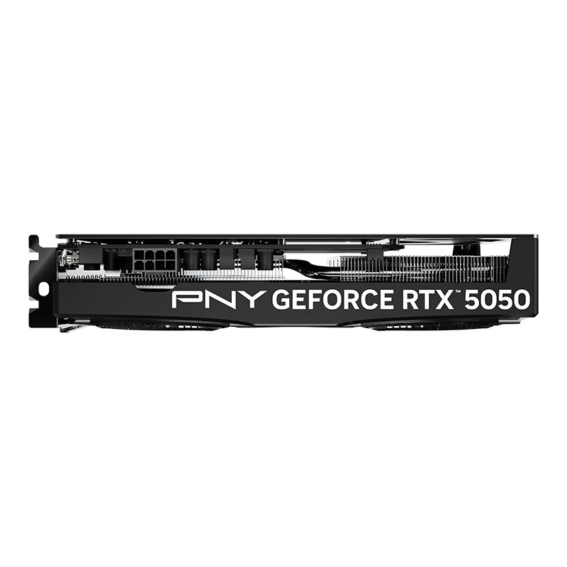 Vaizdo plokštė PNY GeForce RTX 5050 – 8 GB GDDR6, 2317 MHz, 128 bit, PCIe x8 5.0, dviejų ventiliatorių aušinimas