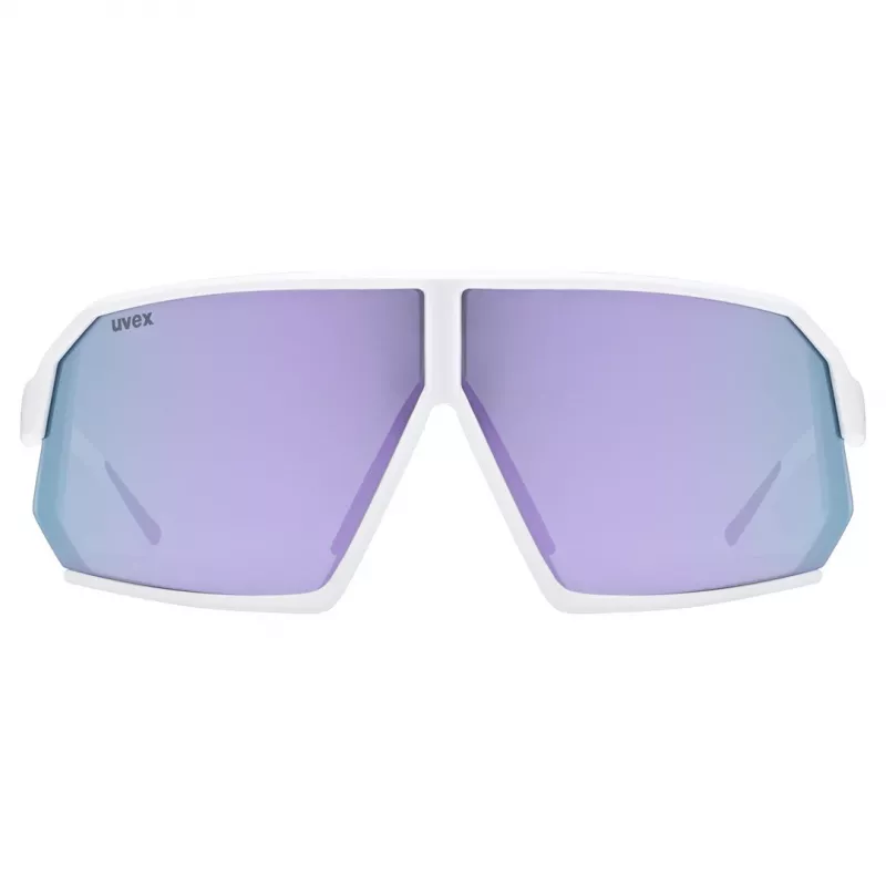 Akiniai sportiniai Uvex sportstyle 237 daugiasportiniai, unisex, pusiau berėmiai, balti