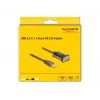 Adapteris USB 2.0 Type-A į RS-232 D-Sub 9 kontaktų kištuką DeLOCK 62646