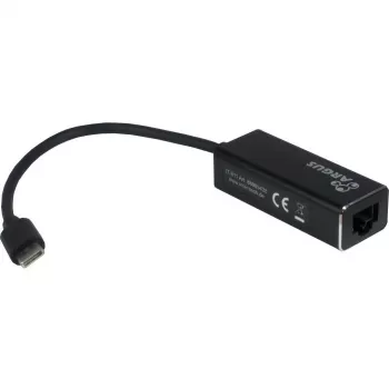 Inter-Tech Argus IT-811 - tinklo adapteris - USB-C - Gigabit Ethernet - juodas (88885438)