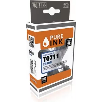 Pure Ink EPST0711BK Juodas kasetė spausdintuvui
