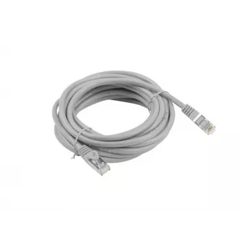 Tinklo kabelis Lanberg PCF6-10CC-0500-S RJ-45 Cat6 5m Pilka