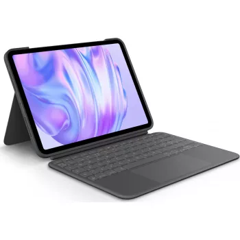 Klaviatūrinis dėklas Logitech Combo Touch QWERTY danų/suomių/norvegų/švedų Smart Connector Graphite