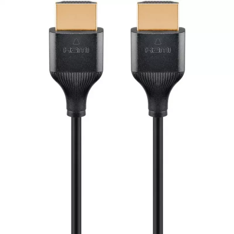 Goobay HDMI laidas 1 m, A tipo kištukas → kištukas, 48 Gbit/s, juodas