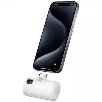 Power bank 4smarts 541657 5000 mAh Li‑Ion baltas USB‑C 2 prievadai PD 2.0 PPS Quick Charge 3.0 3.63 V
