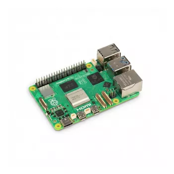 Vienos plokštės kompiuteris Raspberry Pi 5 pilnas rinkinys 16GB – balta/raudona