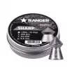 Šaudymo šratai RANGER PRORO 5.5 mm, diabolo formos, sidabriniai, 250 vnt., aliumininė dozatorė