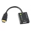 Techly IDATA-HDMI-VGA2 adapteris HDMI į VGA (D-Sub) juodas