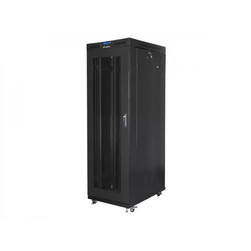 Lanberg FF01-8227-23BL stovimas serverio spintas 27U juoda