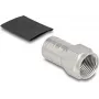 F jungtis crimp DELOCK 91779 RG-6 kabeliui su termosusitraukiančia mova