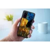 Apsauginis dėklas iKins Samsung Galaxy S20 – juodas Cafe Terrace dizainas