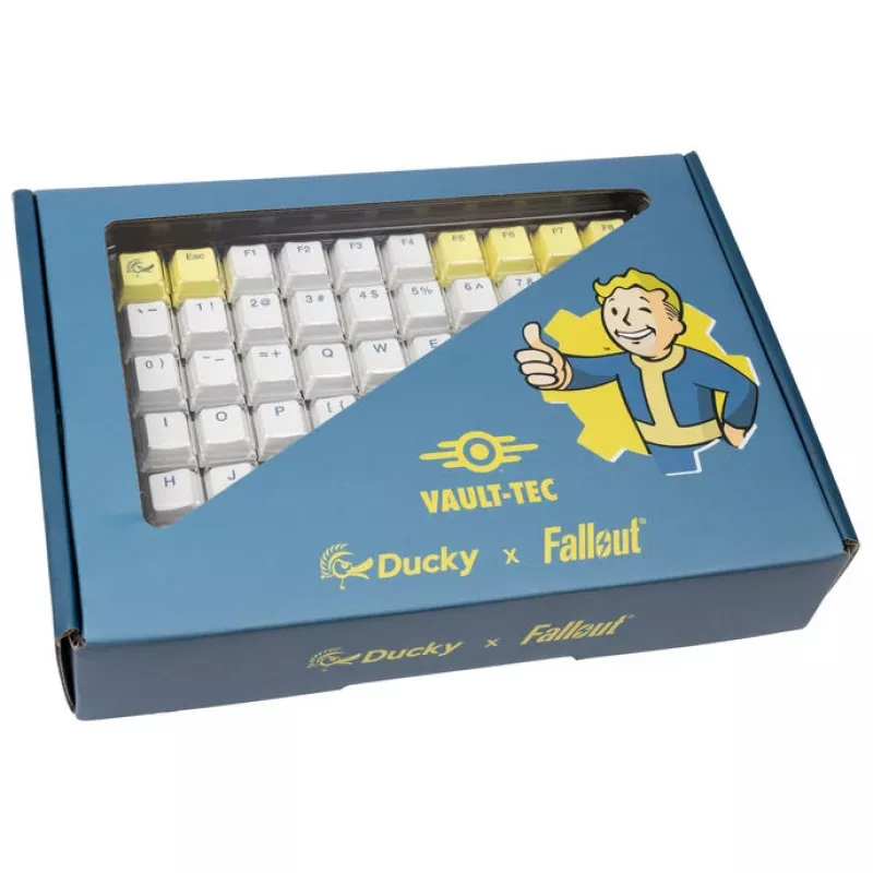 Rinkinys klavišų dangtelių Ducky x Fallout DCA132-USVAUCHPH1 132 vnt. ANSI profilio