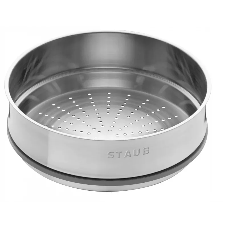 STAUB La Cocotte ketaus apvalus puodas su įdėklu 40508-819-0 - 3,8 l, grafitas