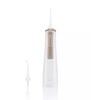 ETA Sonetic ETA270890000 belaidis oralinis irigatorius, 200 ml, 2 antgaliai, balta/auksinė