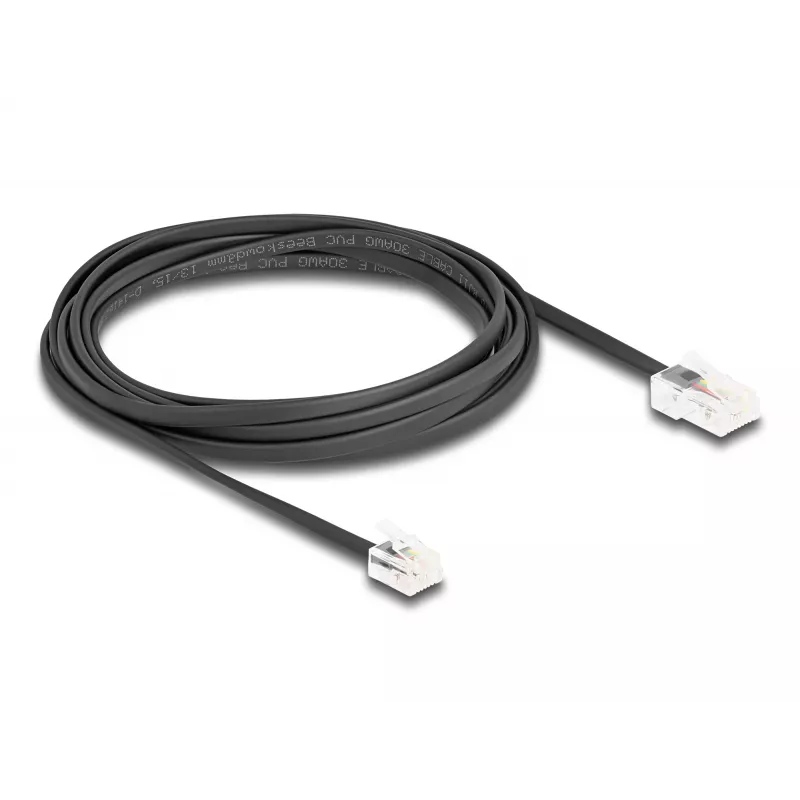 DeLOCK telefono kabelis RJ11 – RJ45 3 m juodas