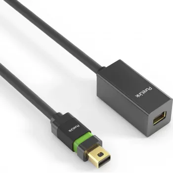 PureLink Ultimate Series - DisplayPort prailginimo laidas - Mini DisplayPort (M) fiksavimas prie Mini DisplayPort (W) fiksavimas - DisplayPort 1.2 - 1,5 m - apvalus, palaiko 4K 60 Hz