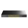 Valdomas jungiklis Cudy GS2028PS4 L2 Gigabit Ethernet 24 prievadai PoE