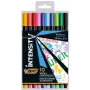 BIC Fineliners INTENSITY FINE BCL spalvoti rašikliai, 10 spalvų rinkinys CEL1011727