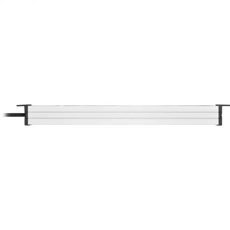 Brennenstuhl 1390007308 2 m 8 AC lizdų vidaus aliuminis plastikas juodas sidabrinis