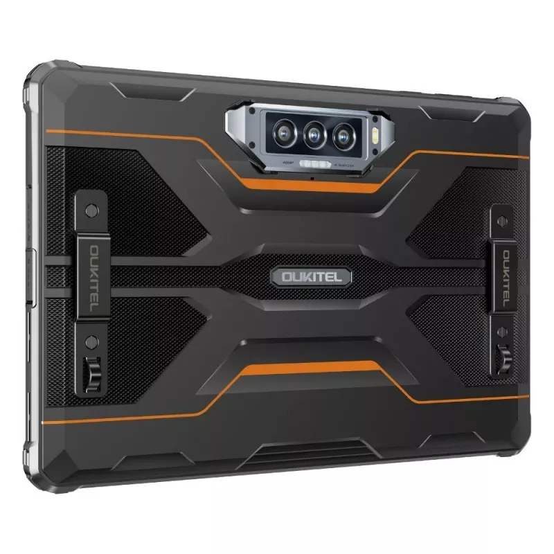 Planšetinis kompiuteris Oukitel RT8 11 colių, 6 GB RAM, 256 GB, 4G, Android 13, 20000 mAh, oranžinis