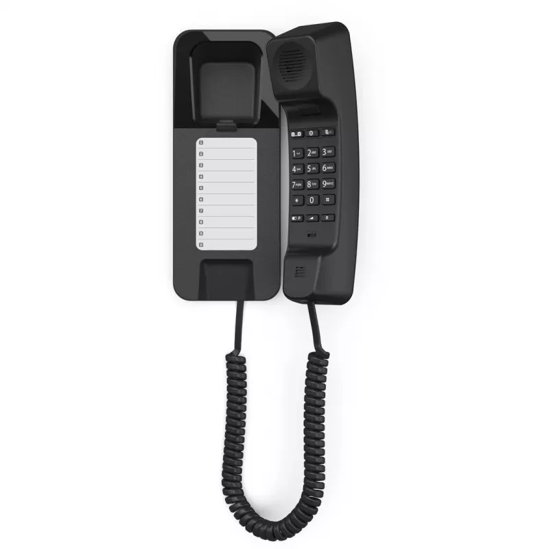 Analognis telefonas Gigaset DESK 200 Juodas Laidinis ragelis 10 greitųjų rinkimo numerių