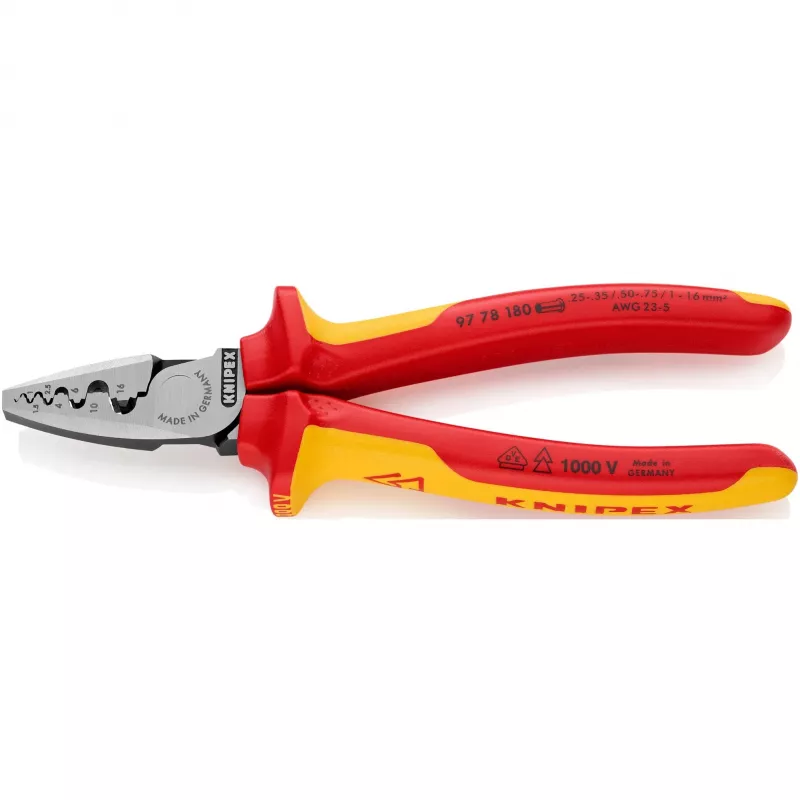 Kombinuotas užspaudimo įrankis Knipex 97 78 180