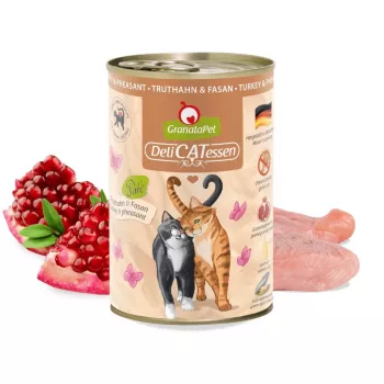 Granatapet DeliCatessen Turkey & Pheasant – šlapias ėdalas katėms 400 g