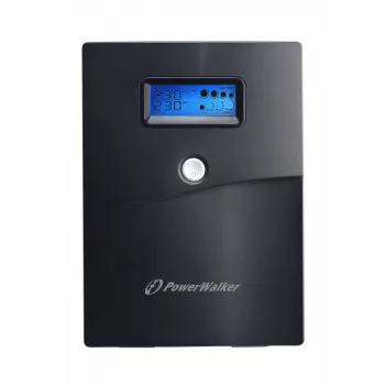 Nepertraukiamo maitinimo šaltinis PowerWalker VI 3000 SCL FR 3 kVA / 1,8 kW, Line-Interactive, 4× Type E lizdai, 18 Ah baterija (2×12 V)