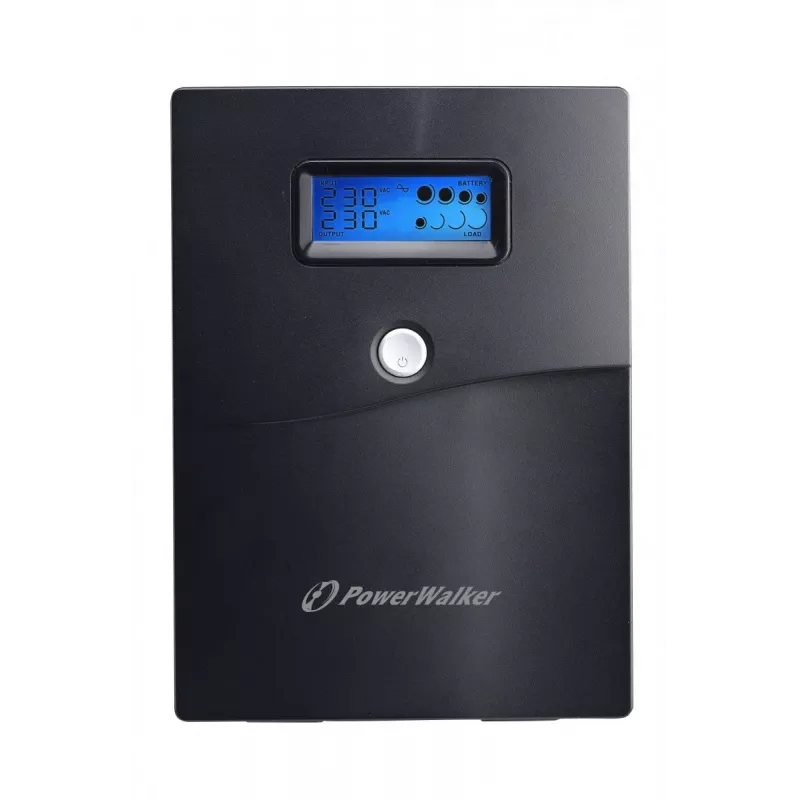 Nepertraukiamo maitinimo šaltinis PowerWalker VI 3000 SCL FR 3 kVA / 1,8 kW, Line-Interactive, 4× Type E lizdai, 18 Ah baterija (2×12 V)